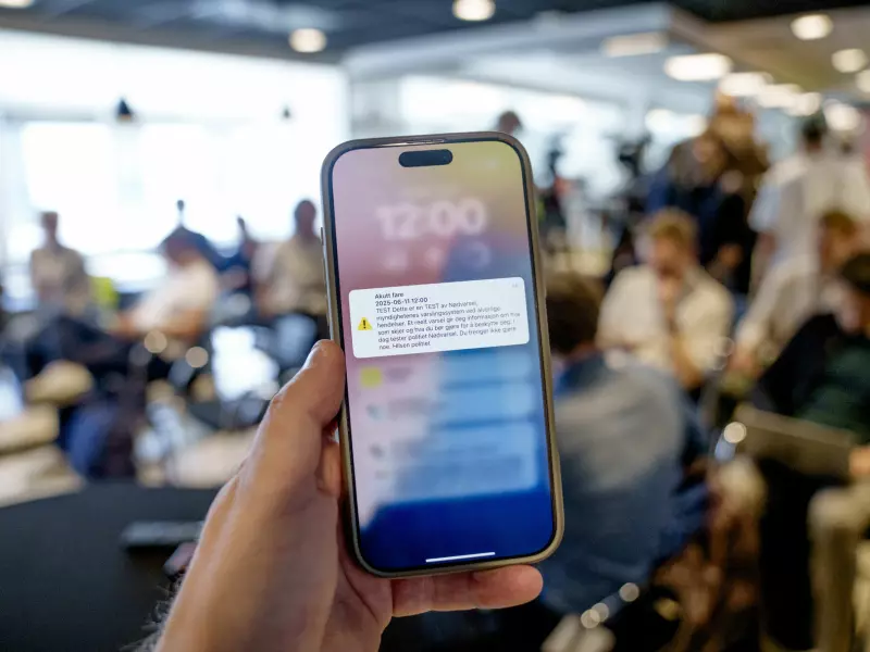 Ny nødvarseltest onsdag
