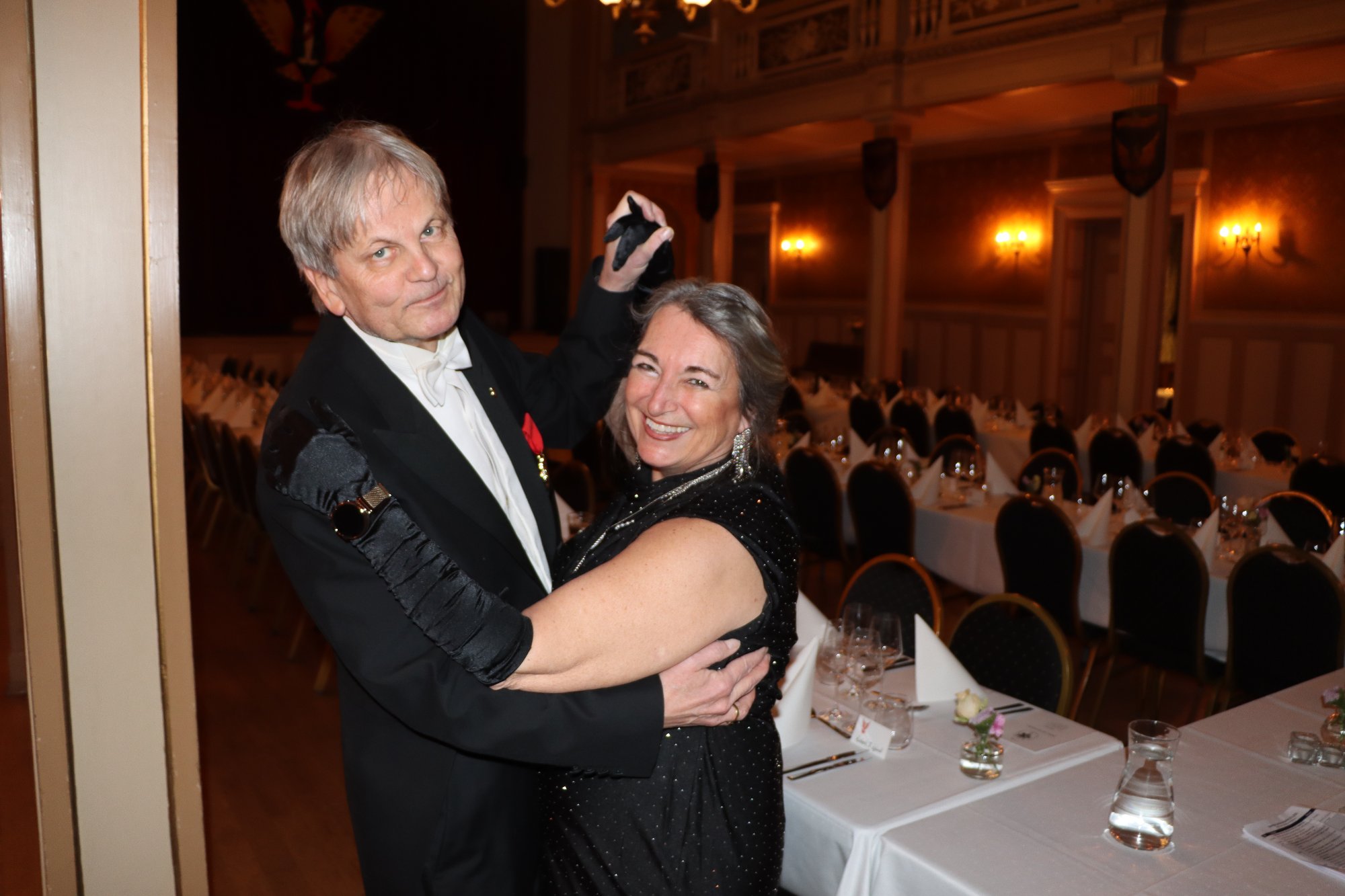 Disse var på Jubileumsball på Phønix