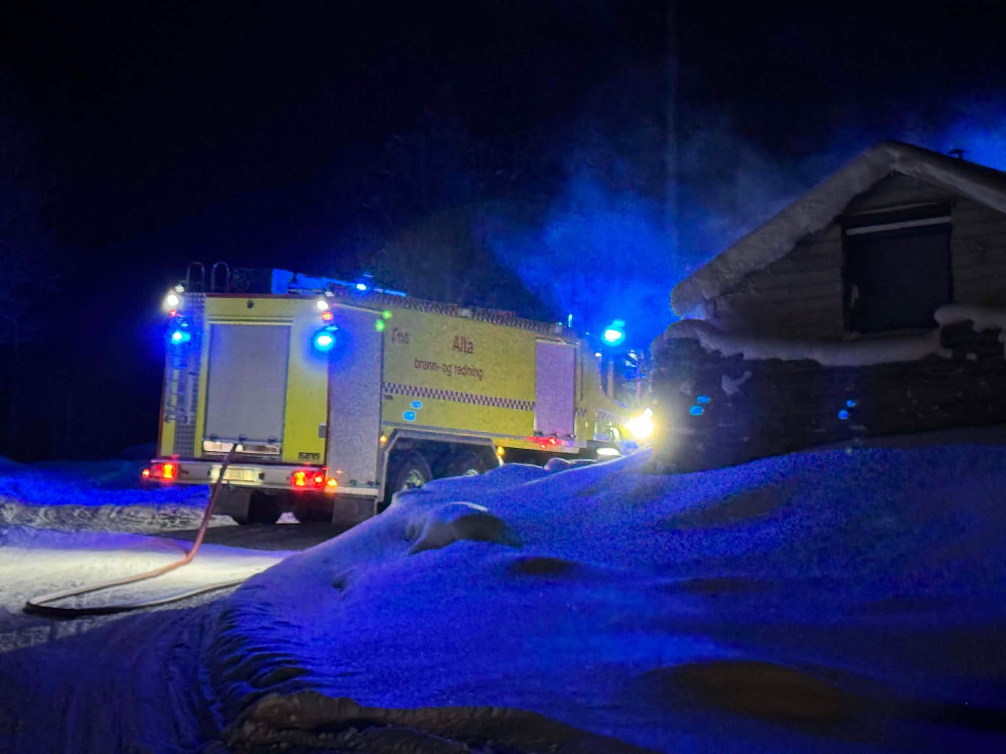 Brannvesenet rykket ut til Bolloma