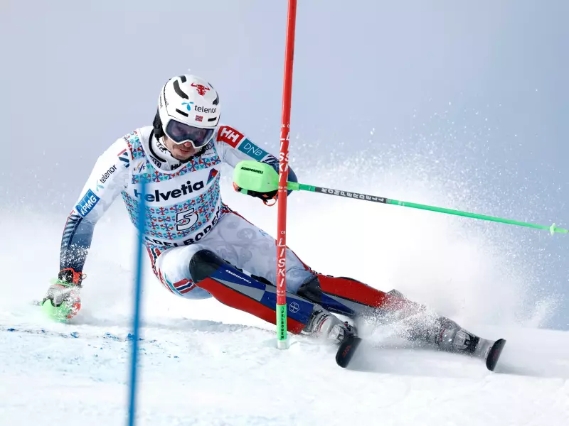 Kristoffersen misset i Adelboden – nær 100 pallplasser