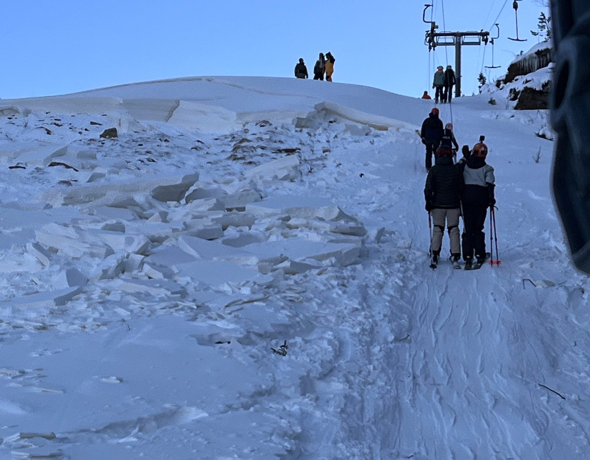 Snøskred i skianlegg: – Udramatisk