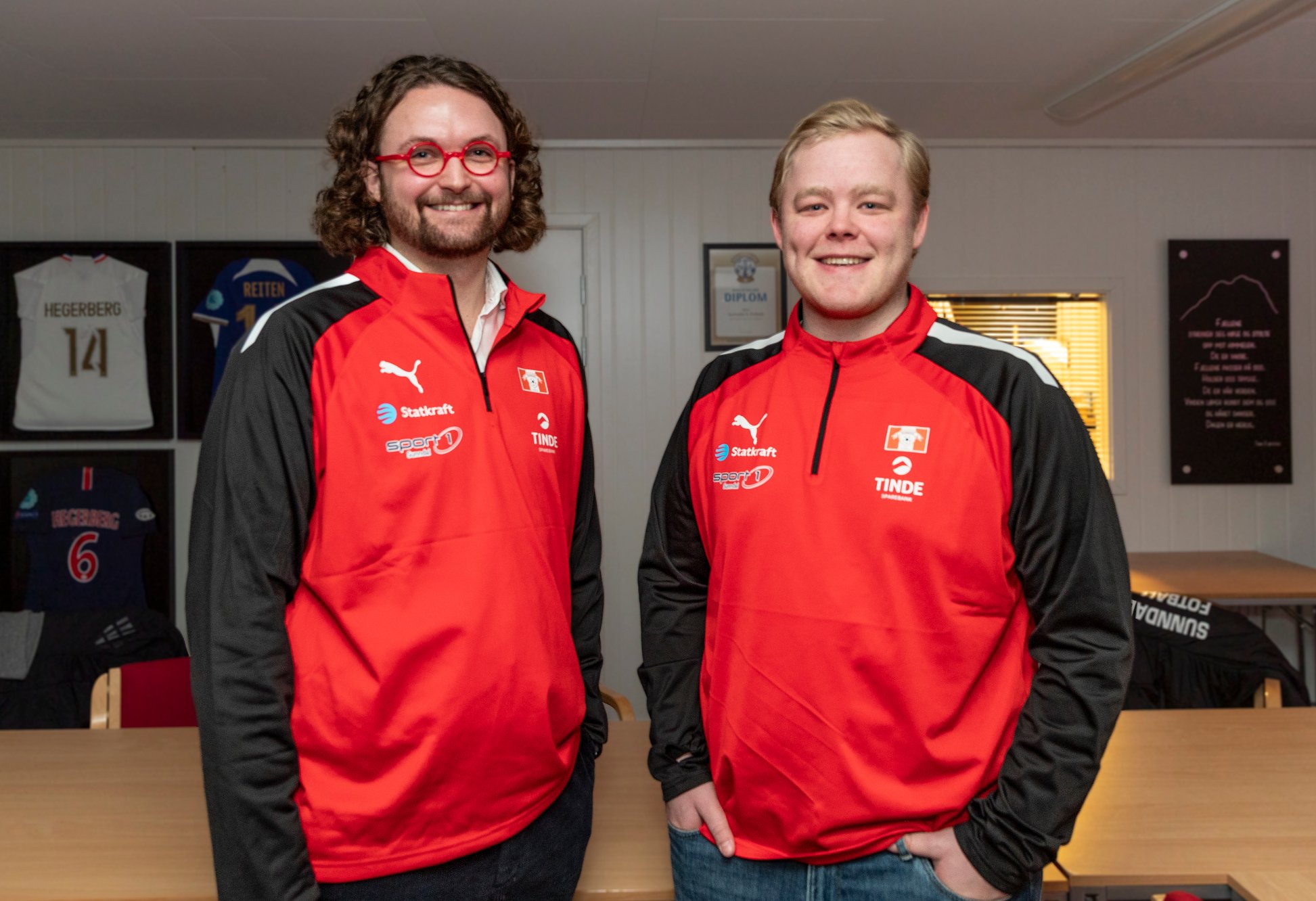 Vebjørn (26) og Mattias (24) skal ta Sunndal Fotball et skritt videre: – Det er utrolig spennende