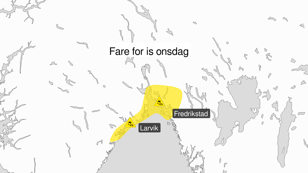 Sender ut farevarsel: Svært krevende kjøreforhold