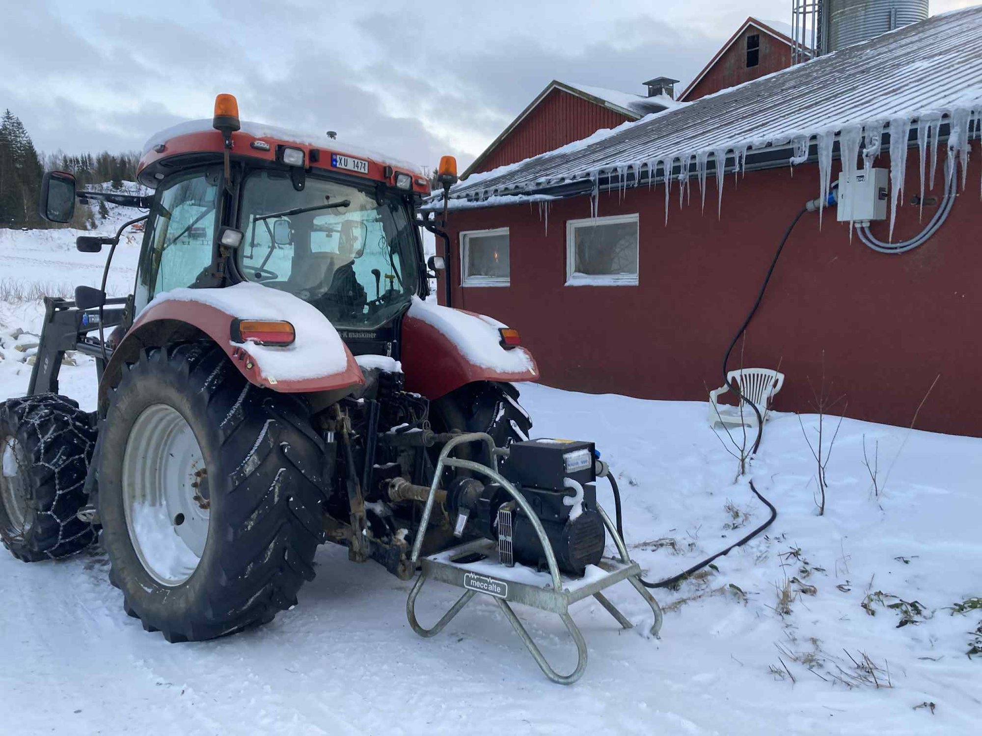 Aggregatet er gjort klart: – Statistikken tilsier at vi kan bli uten strøm