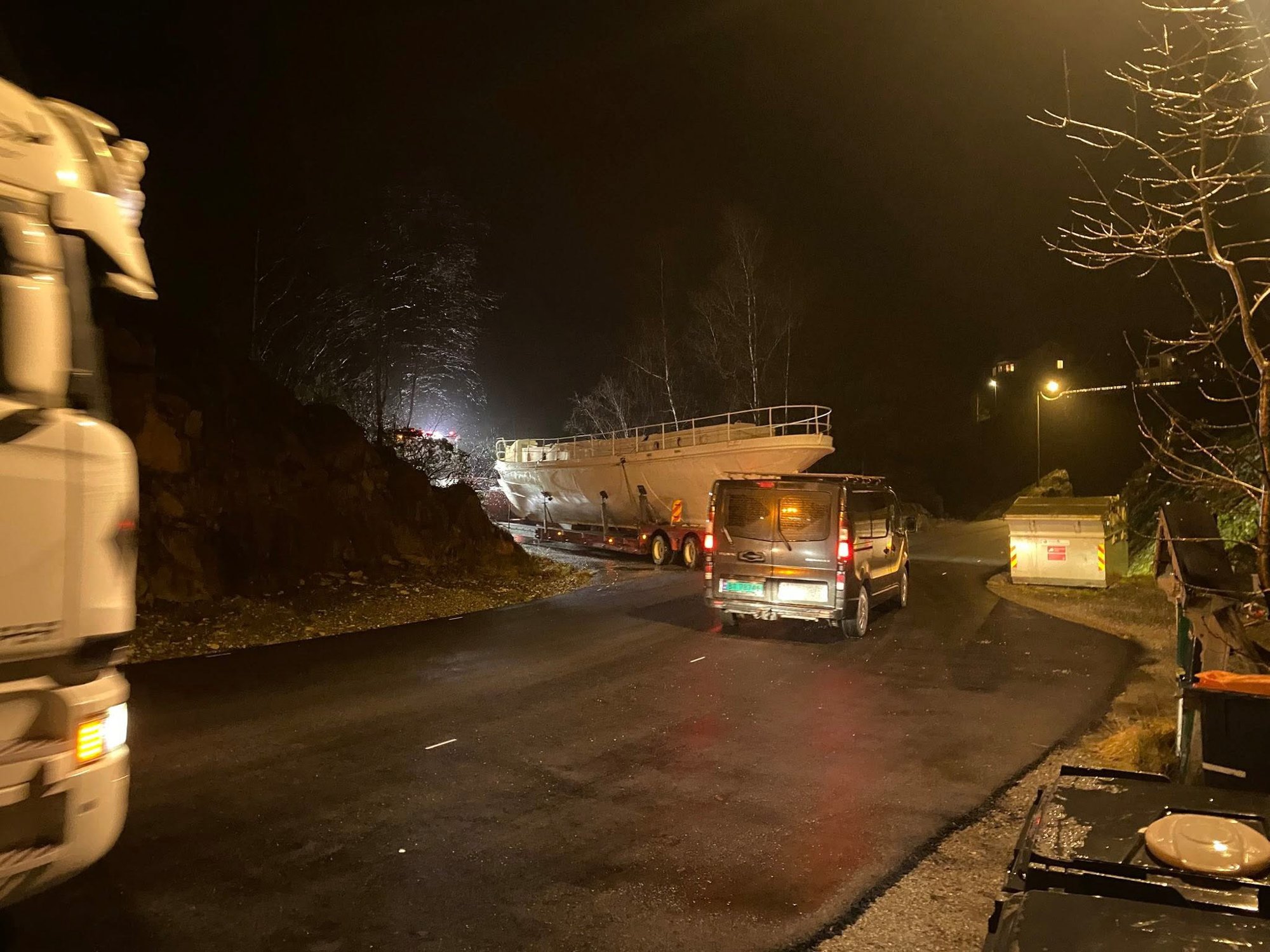 Da båten fra Tyrifjorden skulle fikses, måtte de stenge tunnelene på europaveien