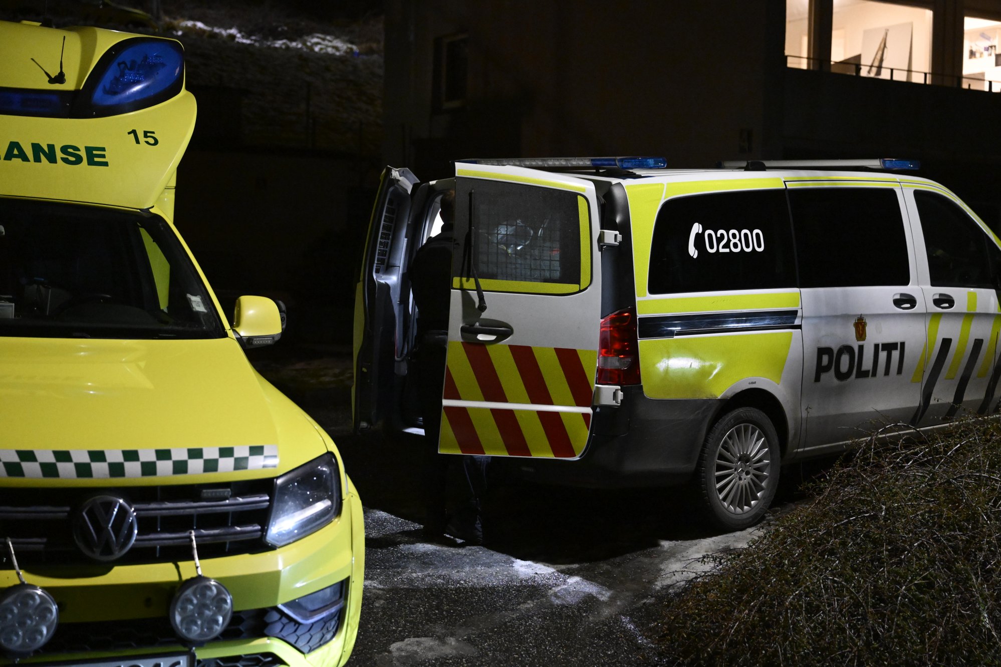 Væpnet politiaksjon i Arna: – Sa han ble slått og truet med sverd