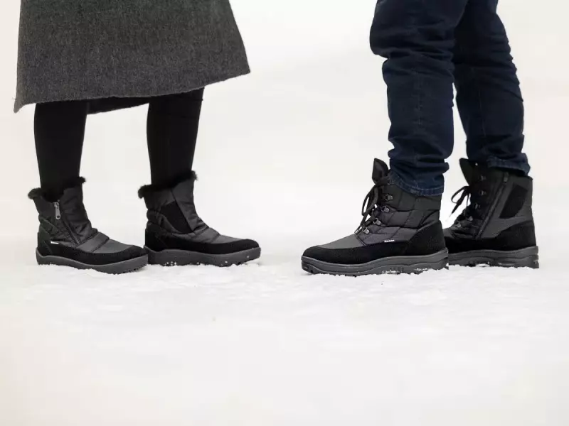 Vintersalg på piggsko med vendbare pigger