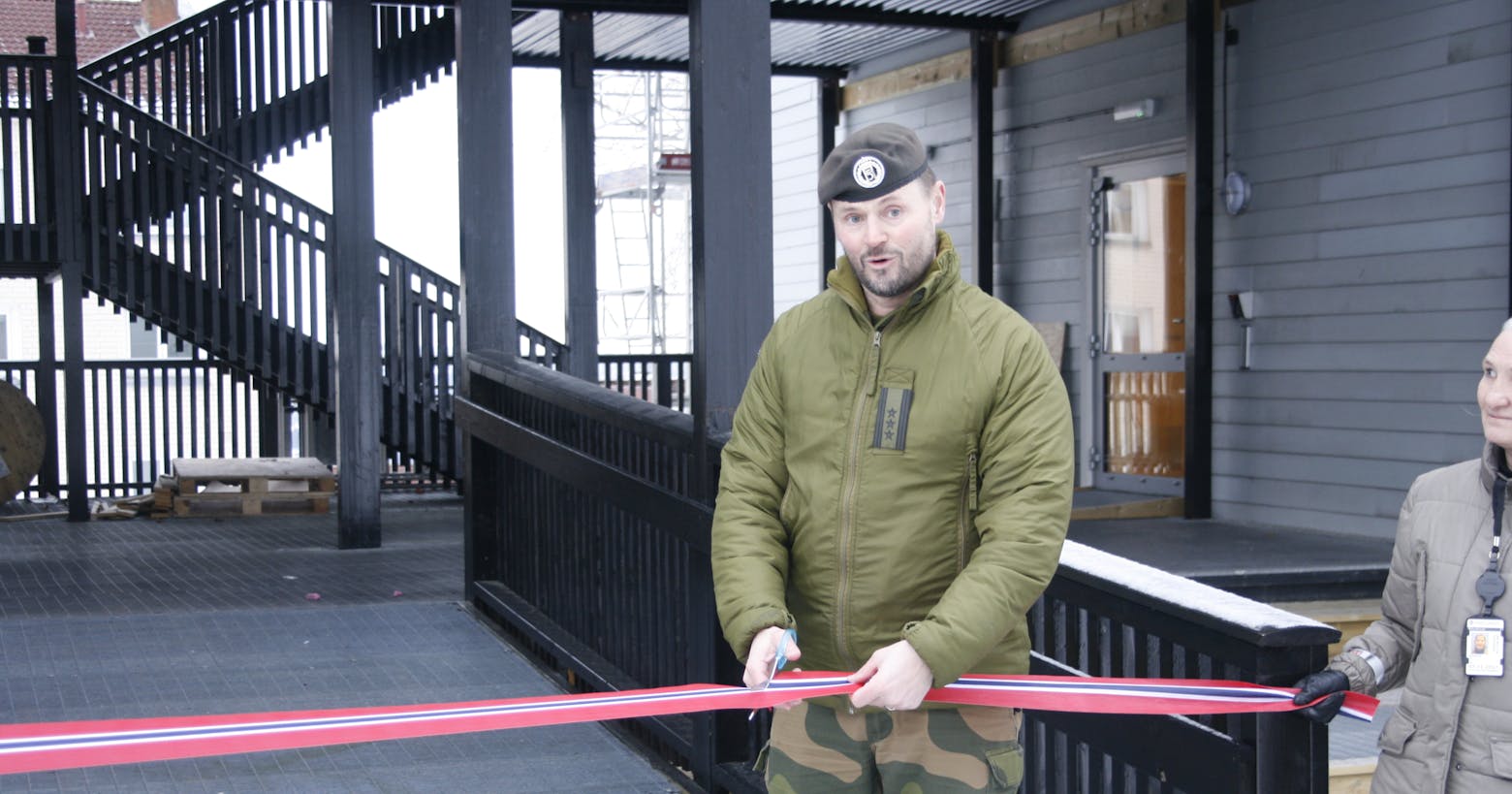 Hinderbanen måtte vike når Krigsskolen utvider