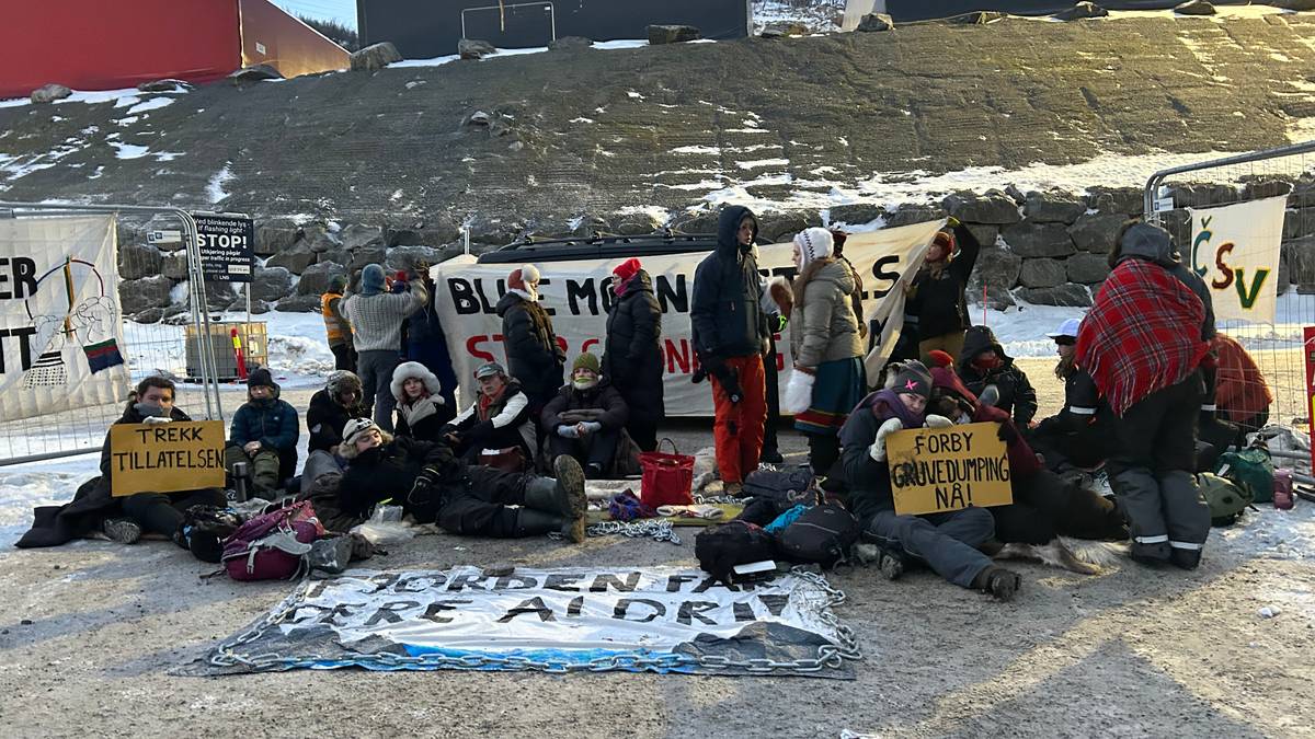 Storaksjon ved Nussir-gruve – aksjonister har tatt seg inn på anleggsområdet