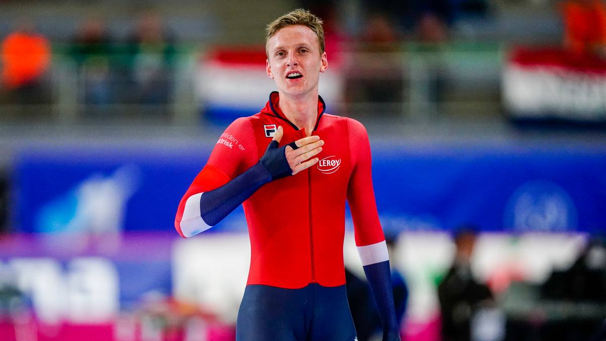 Sander Eitrem med verdensrekord på 5000 meter: – Dette er historie