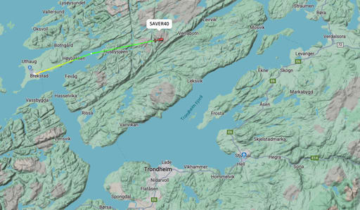 Hovedredningssentralen avsluttet søk i Trøndelag uten funn